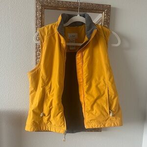 L.L. Bean Mustard Yellow Vest